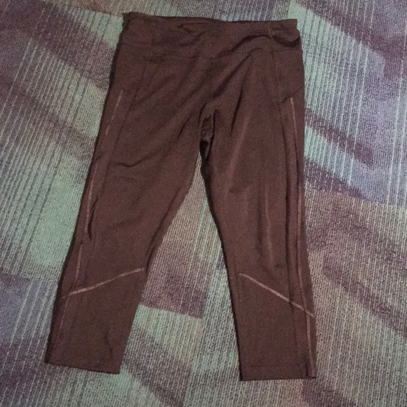 Zella Crop Leggings Yoga Pants Size Large - Picture 2 of 5